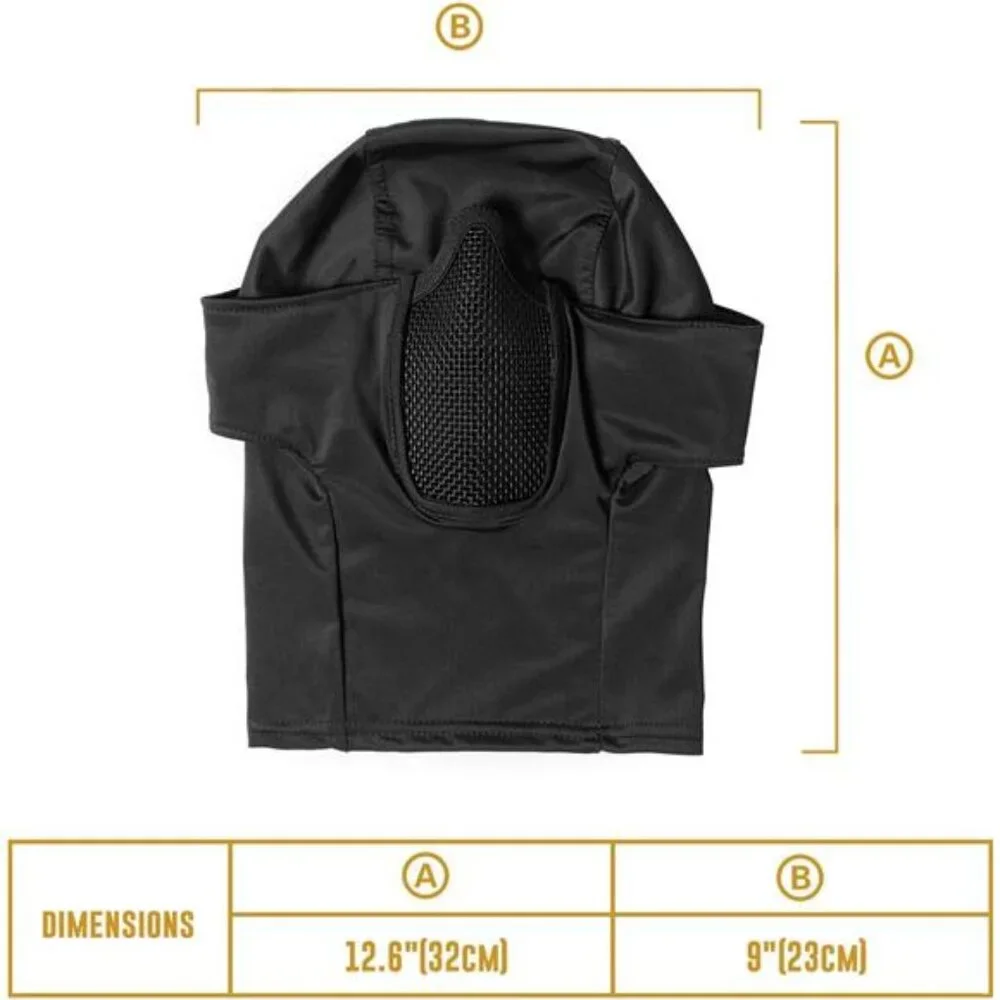 Balaclava Mesh Mask, Ninja Tactical Mask with Full Face Protection